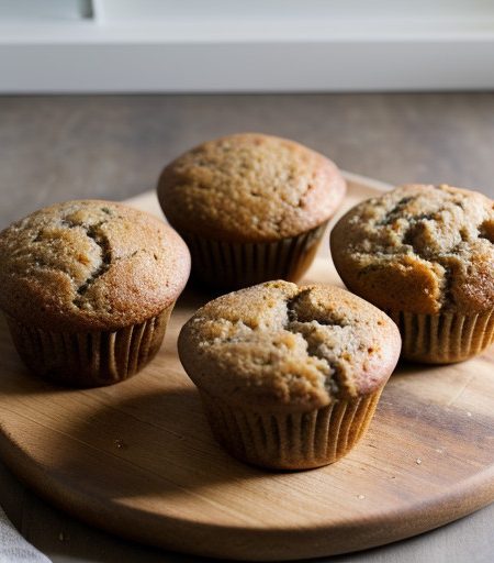 Spice & Peach Muffins recipe image