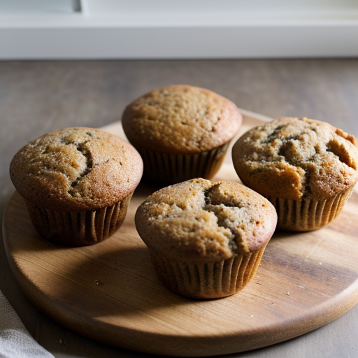 Spice & Peach Muffins recipe image