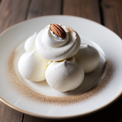 Spiced Almond Meringues recipe image
