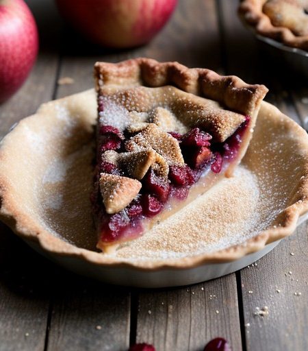Spiced Apple-Cranberry Pie recipe image