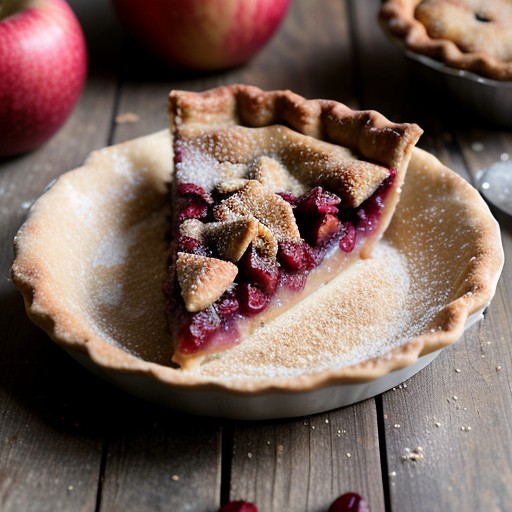Spiced Apple-Cranberry Pie recipe image