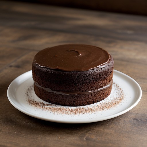 Spiced Applesauce Chocolate Cake recipe image
