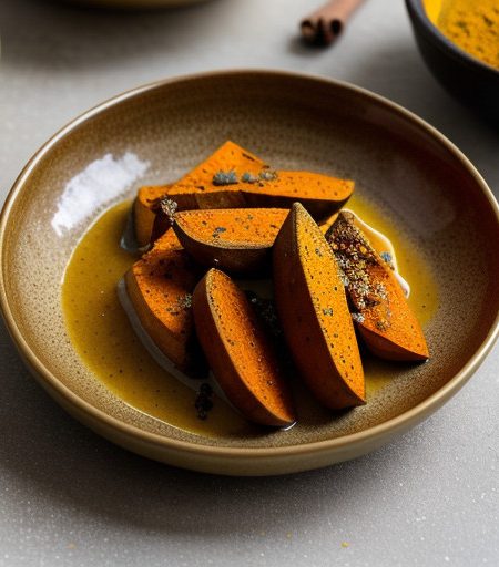 Spiced Bake Sweet Potatoes recipe image