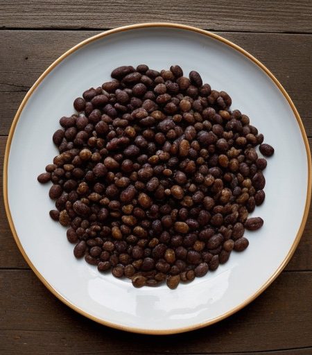 Spiced Black Beans (Brown recipe image