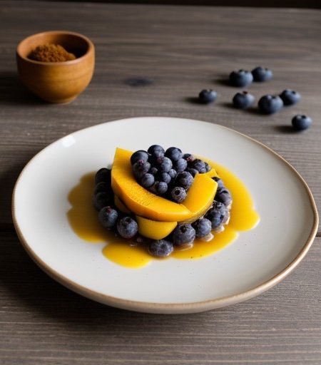 Spiced Blueberries and Mango (1 PT recipe image