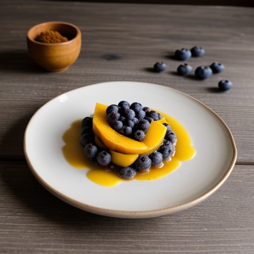 Spiced Blueberries and Mango (1 PT recipe image