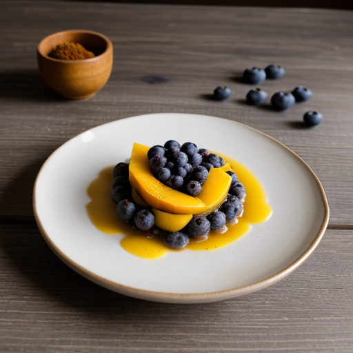 Spiced Blueberries and Mango (1 PT recipe image