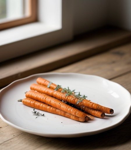 Spiced Carrot Strips recipe image