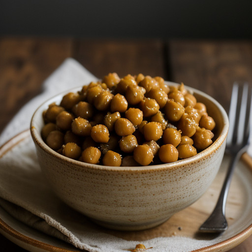 Spiced Chick Peas recipe image