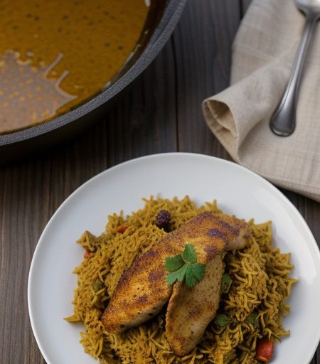 Spiced Chicken Pilau recipe image