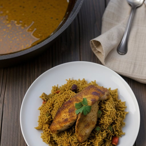 Spiced Chicken Pilau recipe image