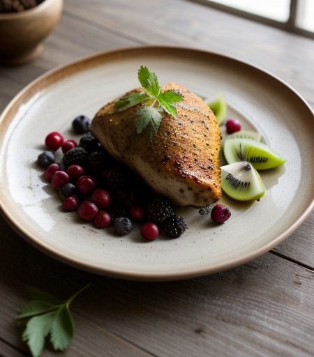 Spiced Chicken With Fruit recipe image
