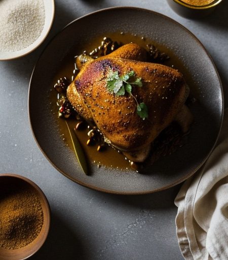 Spiced Chicken With Honey recipe image