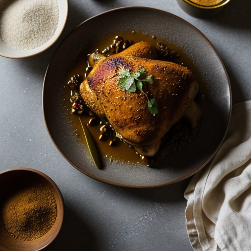 Spiced Chicken With Honey recipe image