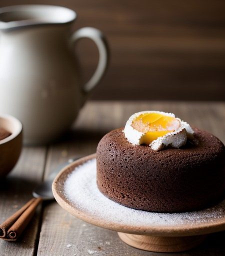 Spiced Chocolate Applesauce Cake recipe image