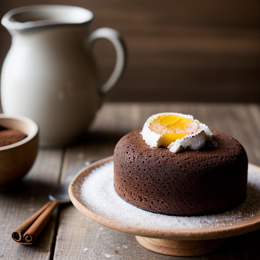 Spiced Chocolate Applesauce Cake recipe image