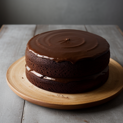 Spiced Chocolate Applesauce Cake recipe image