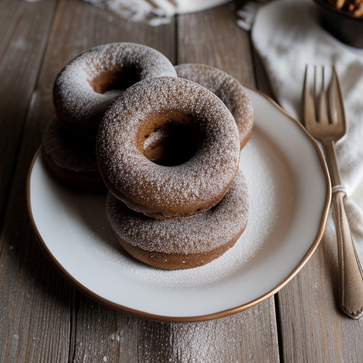 Spiced Cocoa Doughnuts recipe image