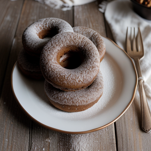 Spiced Cocoa Doughnuts recipe image