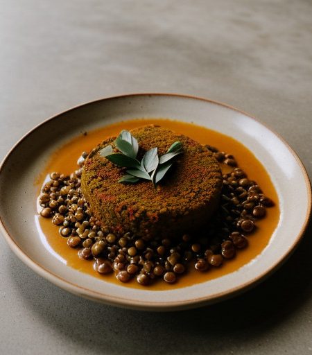 Spiced Lentil Casserole recipe image