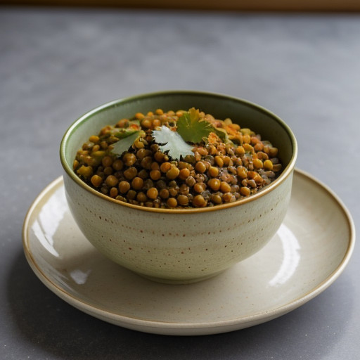 Spiced Lentils With Cauliflower recipe image