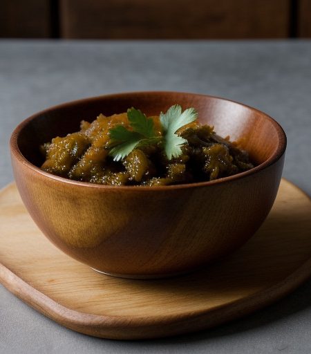 Spiced Pear and Shallot Relish recipe image
