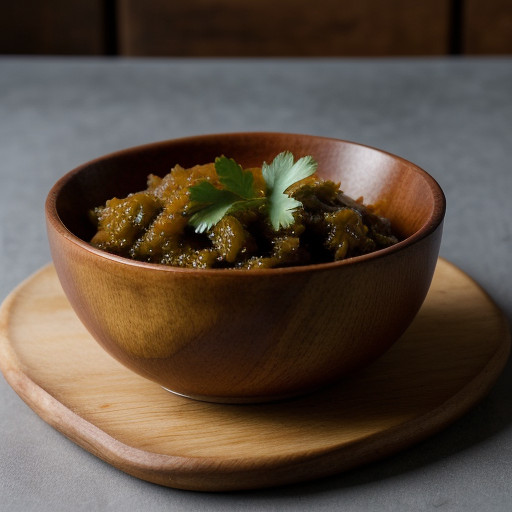 Spiced Pear and Shallot Relish recipe image
