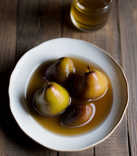 Spiced Pears in Cider recipe image