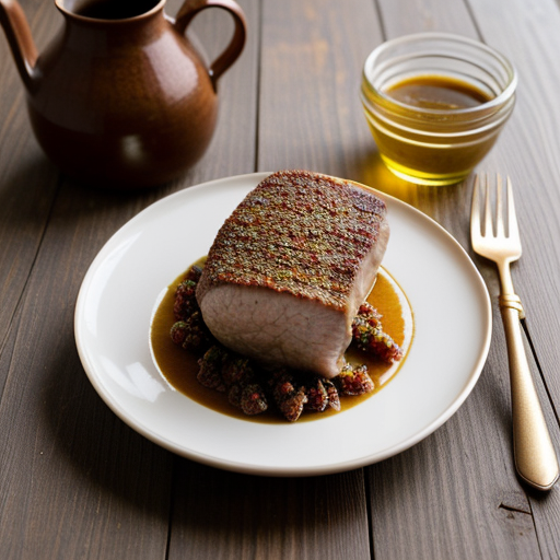 Spiced Pork Tenderloin With Apple Chutney - Bon Appetit recipe image