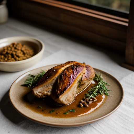 Spiced Roast Pheasant - Persia recipe image