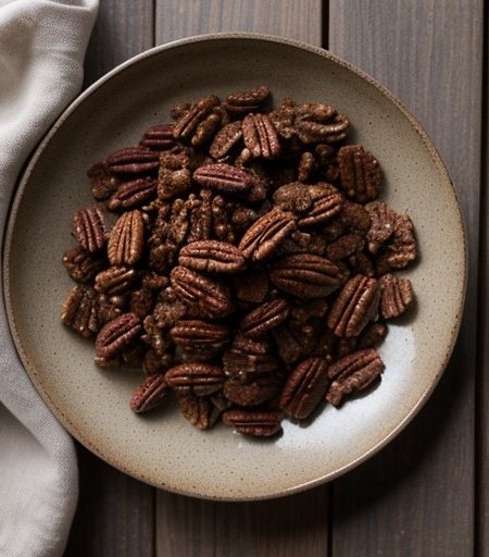Spiced Skillet Pecans recipe image