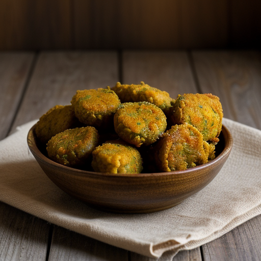 Spiced Vegetable Pakoras With Mango Relish recipe image