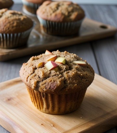 Spicy Apple-Bran Muffins recipe image