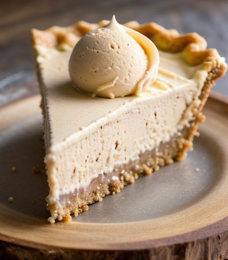 Spicy Applesauce Ice Cream Pie recipe image