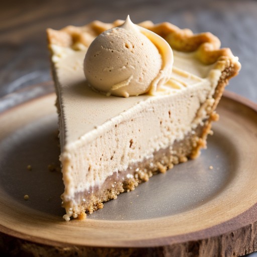 Spicy Applesauce Ice Cream Pie recipe image