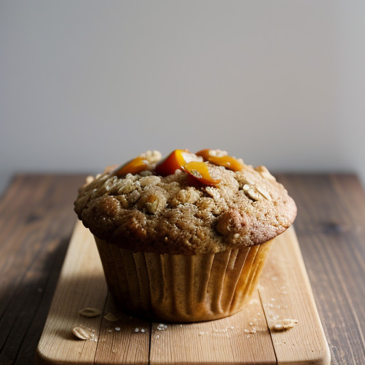 Spicy Apricot Oat Muffins recipe image