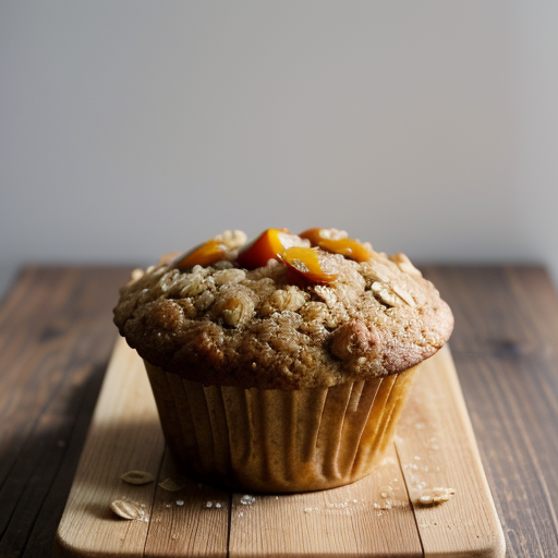 Spicy Apricot Oat Muffins recipe image