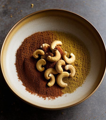 Spicy Barbecued Cashews recipe image