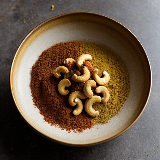 Spicy Barbecued Cashews recipe image