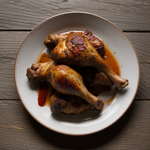 Spicy Barbecued Chicken Legs (Chan Ga Nau Voi Gia Vi recipe image