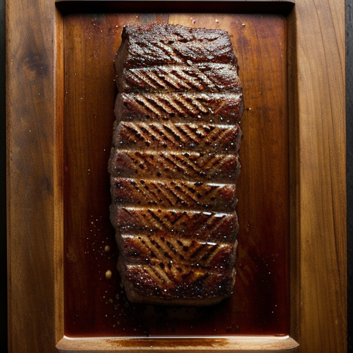 Spicy Barbequed Steak recipe image
