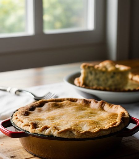 Spicy Bean & Biscuit Pot Pie recipe image
