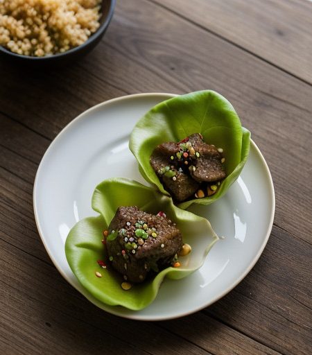 Spicy Beef Lettuce Cups recipe image