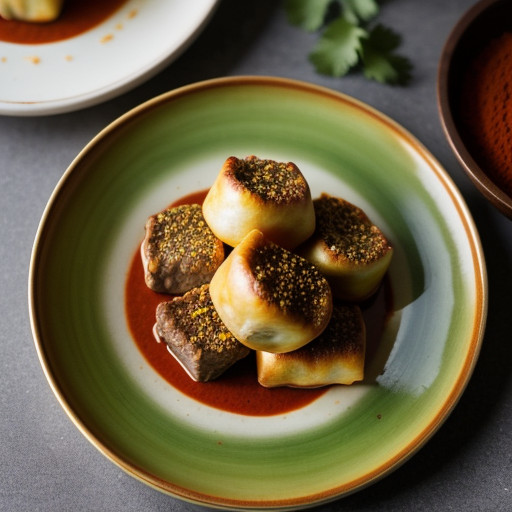 Spicy Beef Puffs recipe image