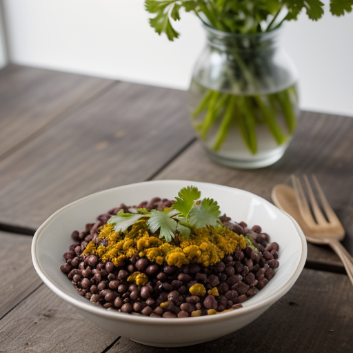 Spicy Black Bean & Lentil Salad recipe image