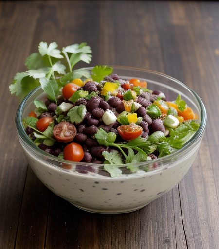 Spicy Black Bean Salad recipe image