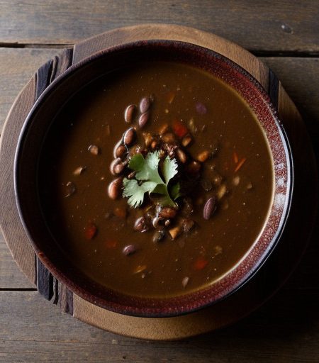 Spicy Black Bean Soup recipe image