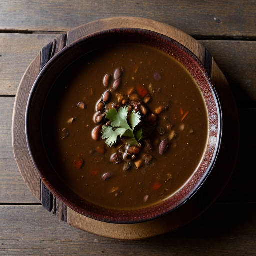 Spicy Black Bean Soup recipe image