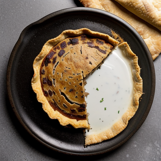 Spicy Black Bean Tortilla Pie recipe image