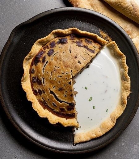 Spicy Black Bean Tortilla Pie recipe image